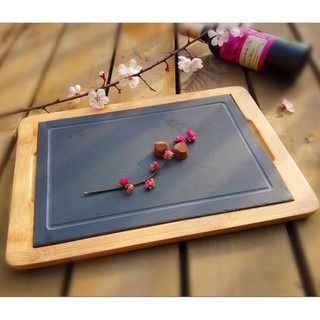 Stone Slate Set w/ Wooden Platter Cheese Slate (Rectangle) (Category: Other Kitchenware & Tableware) located in Manila. Submitted by trustradeglobal (Listing ID 1238309159, Image 3). Description: Stone Slate or Slate Plates are now here! A perfect addition to your food concept or even for your home as a bath and décor piece! This slate can handle a whole lot of whatever you want to put on it! Perfect for parties, as a serving tray, large place se