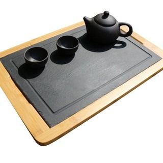 Stone Slate Set w/ Wooden Platter Cheese Slate (Rectangle) (Category: Other Kitchenware & Tableware) located in Manila. Submitted by trustradeglobal (Listing ID 1238309159, Image 1). Description: Stone Slate or Slate Plates are now here! A perfect addition to your food concept or even for your home as a bath and décor piece! This slate can handle a whole lot of whatever you want to put on it! Perfect for parties, as a serving tray, large place se