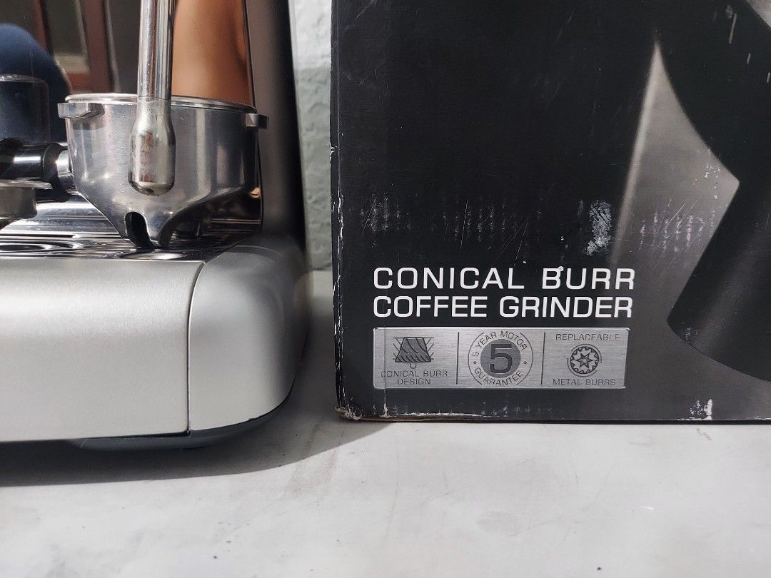 Sunbeam Mini Barista Espresso Machine and Sunbeam Coffee Grinder Burr