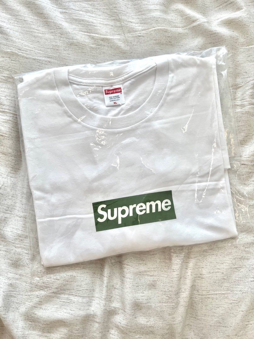 Supreme Futura Box Logo Tee White size L - トップス