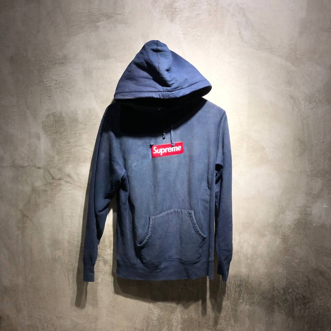 Supreme Supreme 2000 Red on Black Box Logo Hoodie