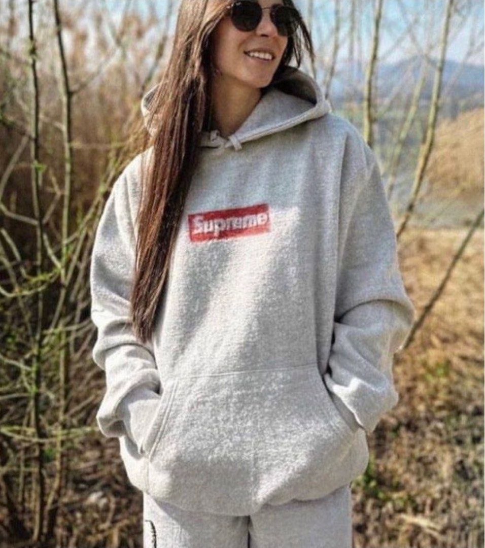 supreme inside Out Box Logo Hooded XL 黒 - パーカー