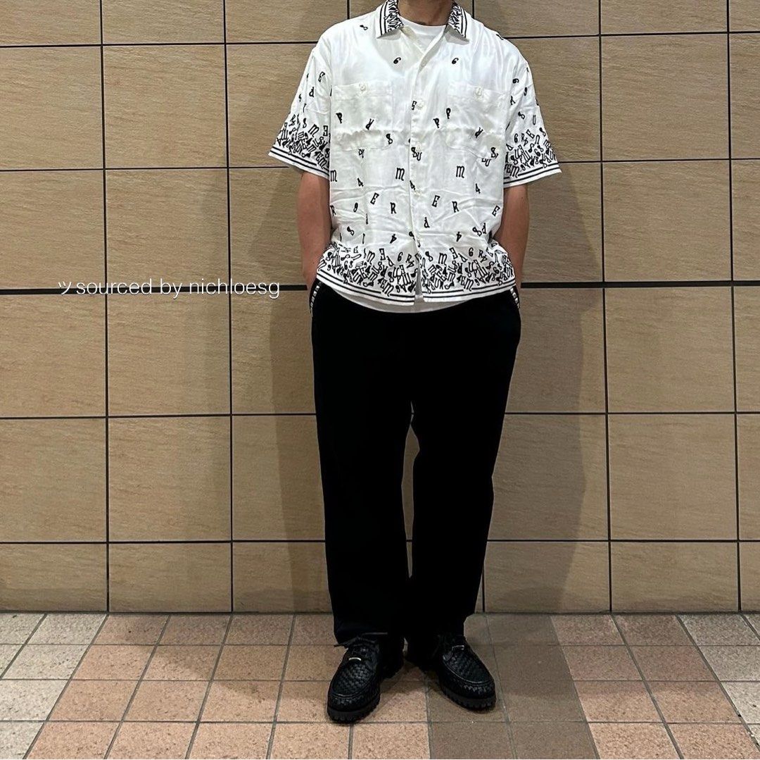 Supreme Embroidered S/S Shirt ブラック | kinderpartys.at