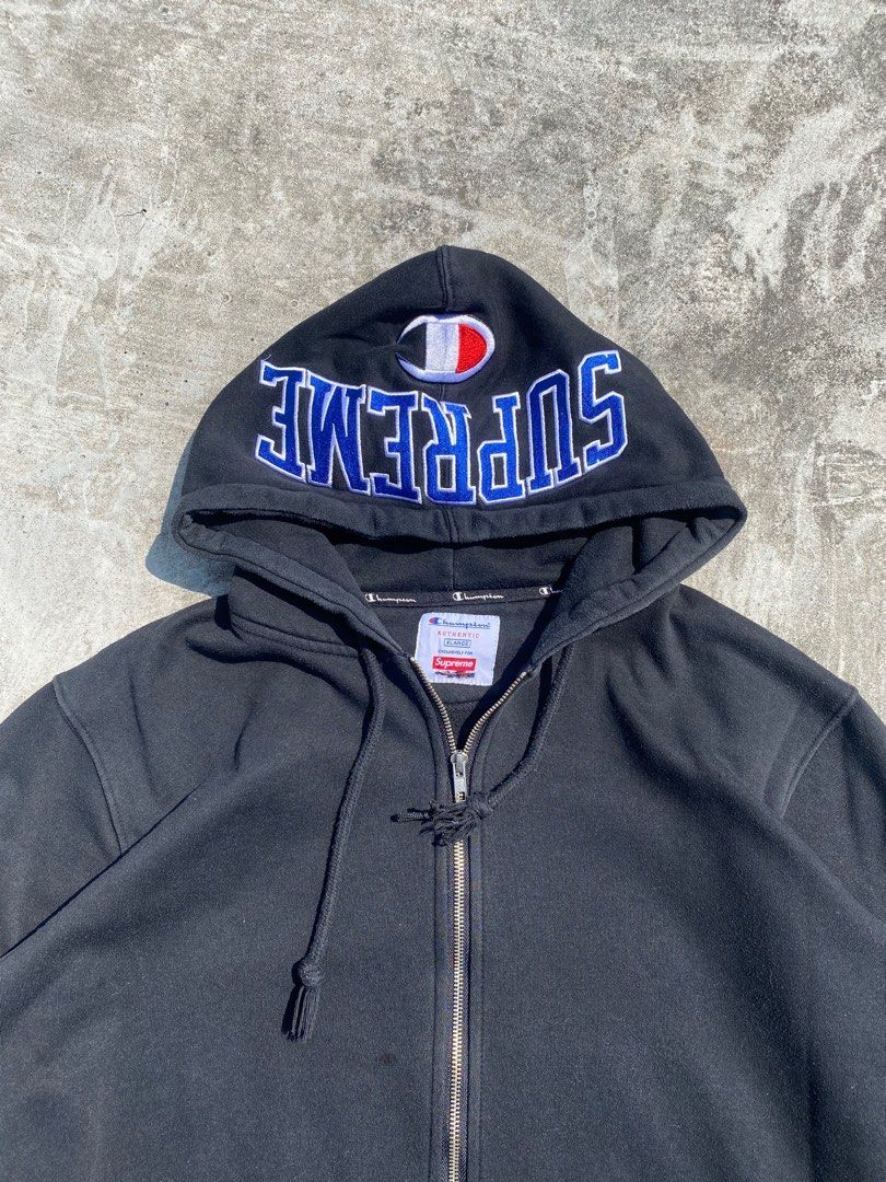 Supreme x champion arc logo zip up on sale