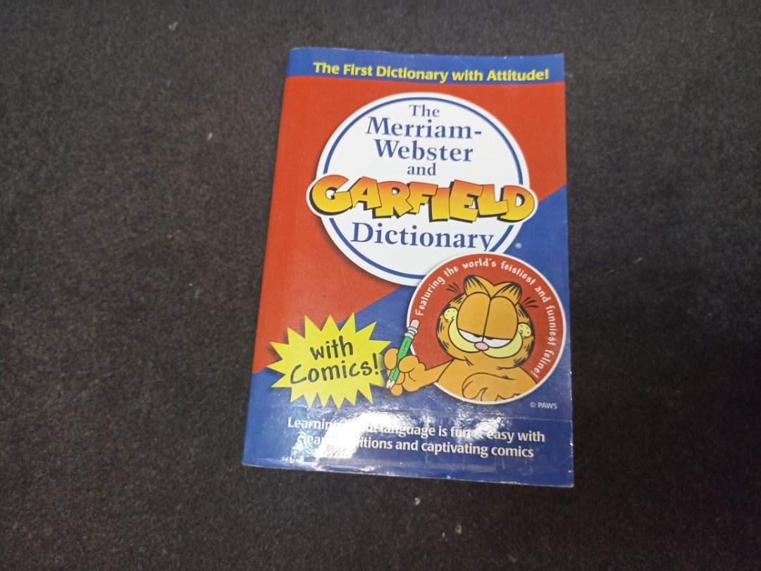 The Merriam-Webster and Garfield Dictionary w/ comics on Carousell