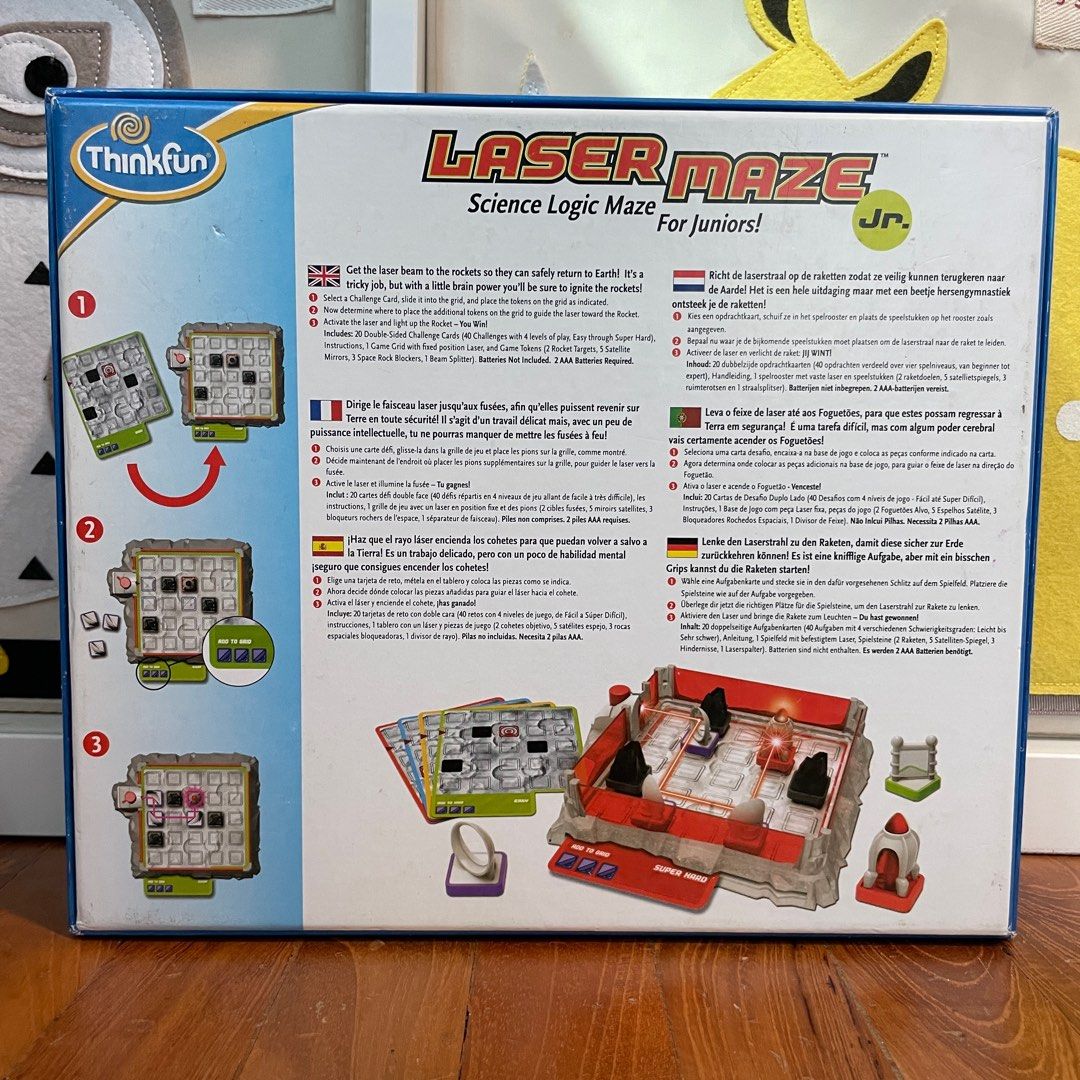 Thinkfun Laser Maze Jr, Hobbies & Toys, Toys & Games on Carousell