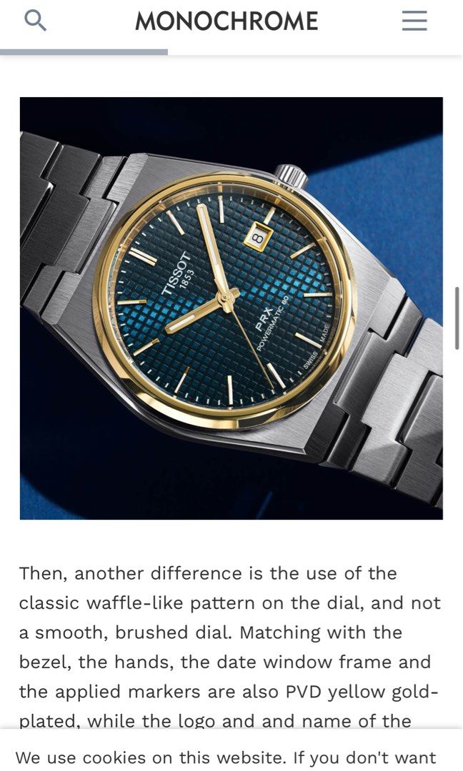 Tissot bucherer blue online limited edition