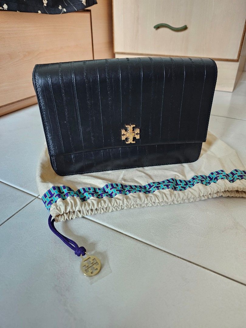 Tory Burch Kira Eel Shoulder Bag Women s Fashion Bags Wallets