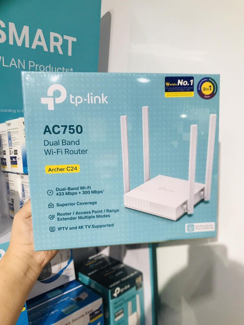 TP-Link Archer C24 AC750 Dual-Band Wireless WiFi Router | Access Point ...