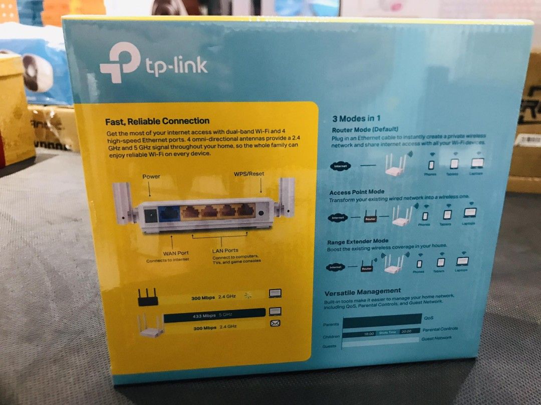 TP-Link Archer C24 AC750 Dual-Band Wireless WiFi Router | Access Point ...