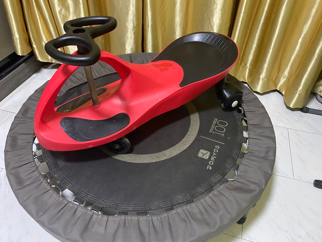 Trampoline + Baby Car, Hobbies & Toys, Toys & Games on Carousell
