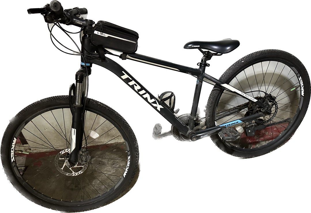 Trinx Bike For Sale (Category: Bicycles) located in Taguig. Submitted by lux_limited (Listing ID 1238339977, Image 1). Description: Bawas Gamit Nakatambak na lang Slightly Negotiable Open for meet up.