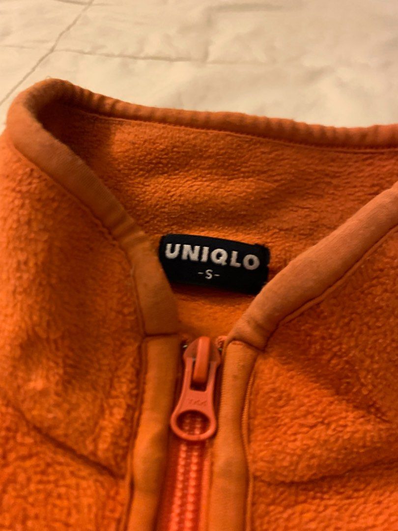 Uniqlo orange vest sale