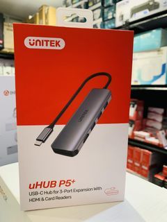Unitek 6in1 Hub USB-C to 3xUSB 1xHDMI  1xM/SD Card Reader Space Grey H1107F