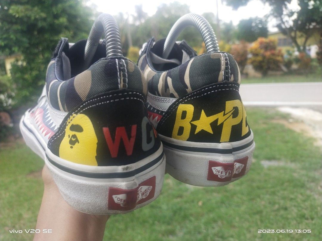 Vans hotsell bape ori