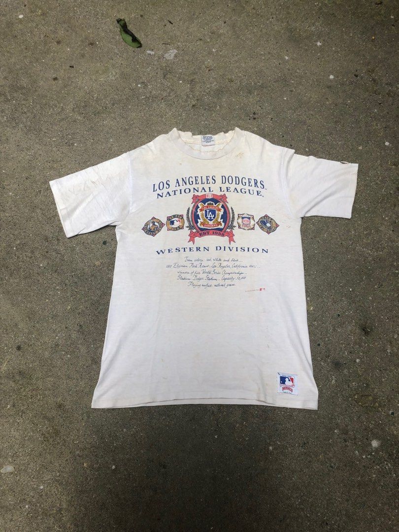 Vintage MLB (Nutmeg) - LA Dodgers Single Stitch T-Shirt 1990s X