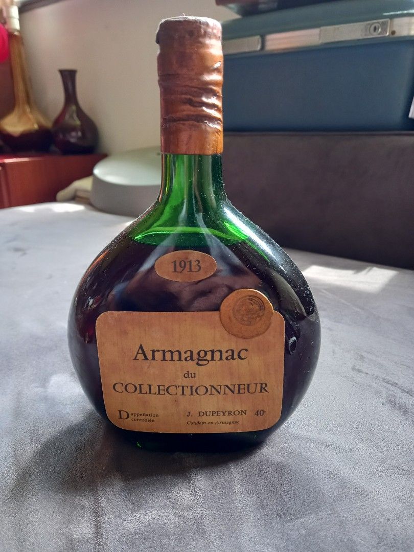 Vintage Armagnac du Collectionneur 1913, Food & Drinks, Alcoholic