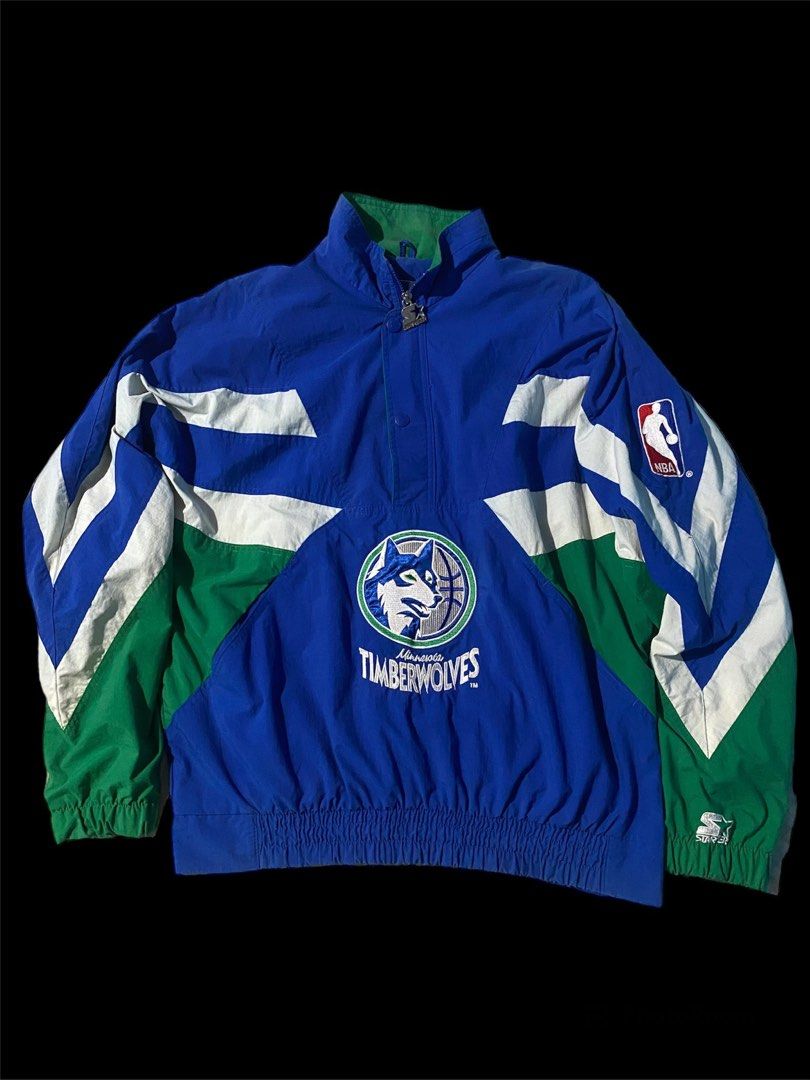 Vintage timberwolves jacket hotsell