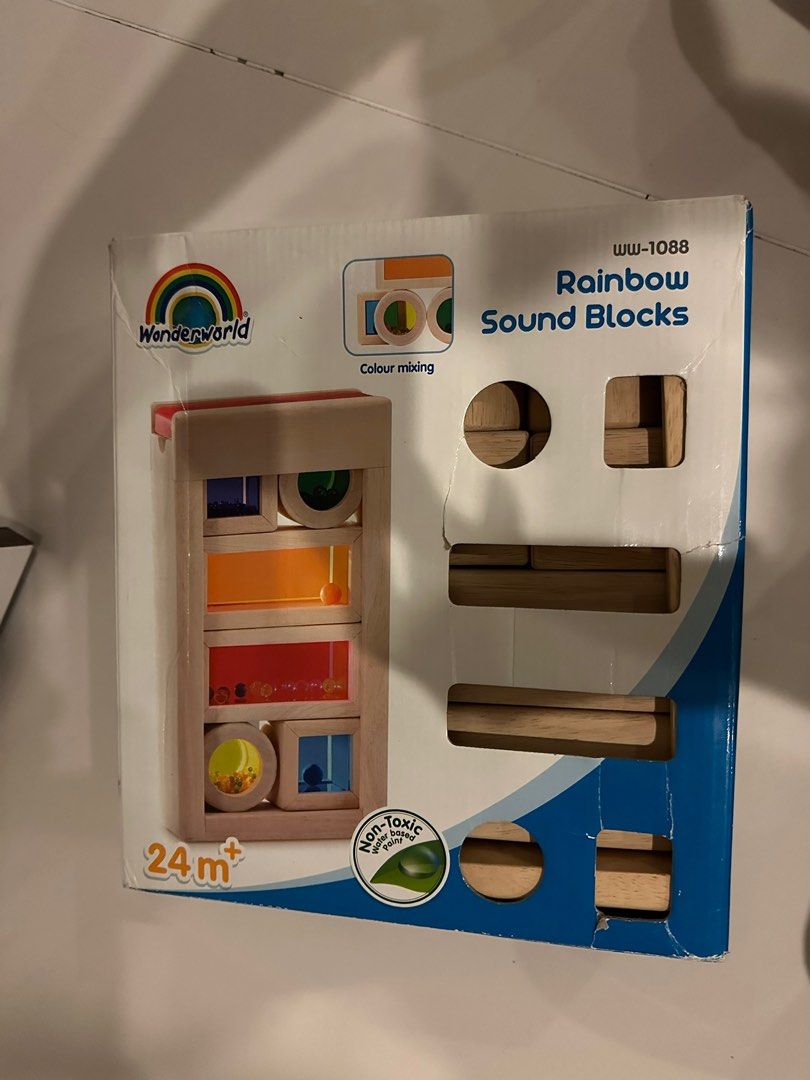 Wonderworld rainbow sound hotsell blocks