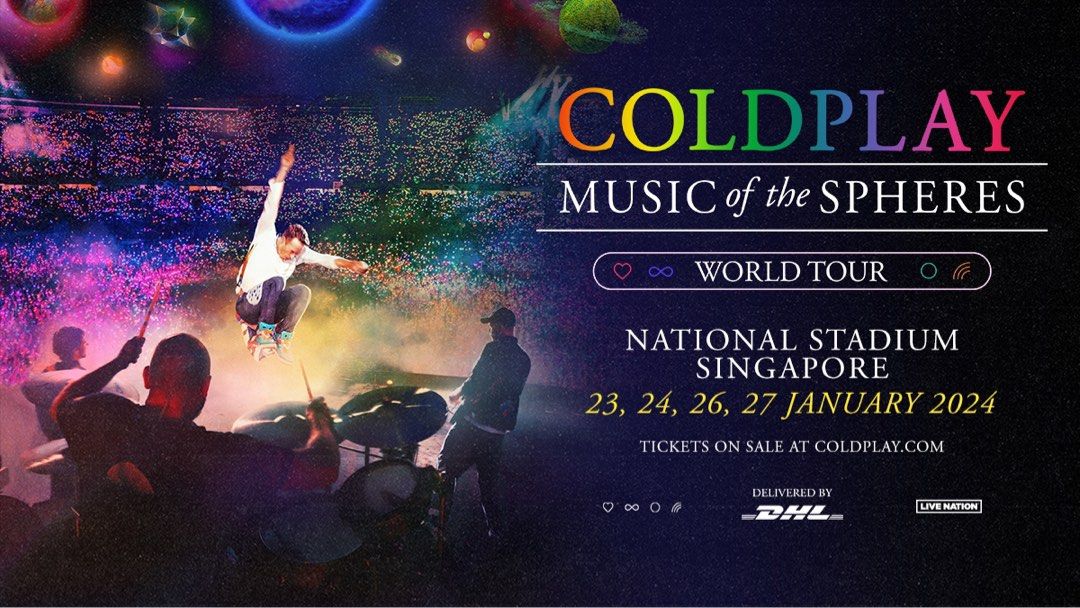 !!WTS!! COLDPLAY SINGAPORE 2024, Tickets & Vouchers, Event Tickets on