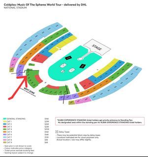 [WTT] TRADES ONLY Coldplay 27 Jan, Sat - Cat 4 (Section  146) x 3