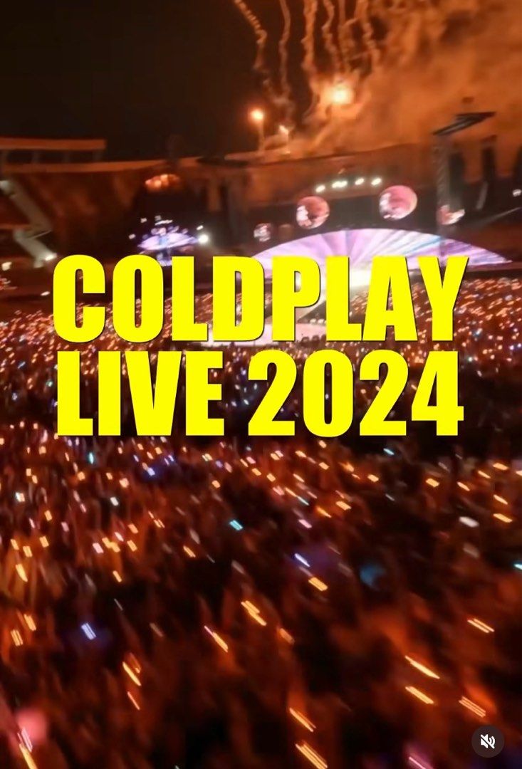 X2 COLDPLAY TICKETS 23 Jan 2024, selling at original price, Tickets
