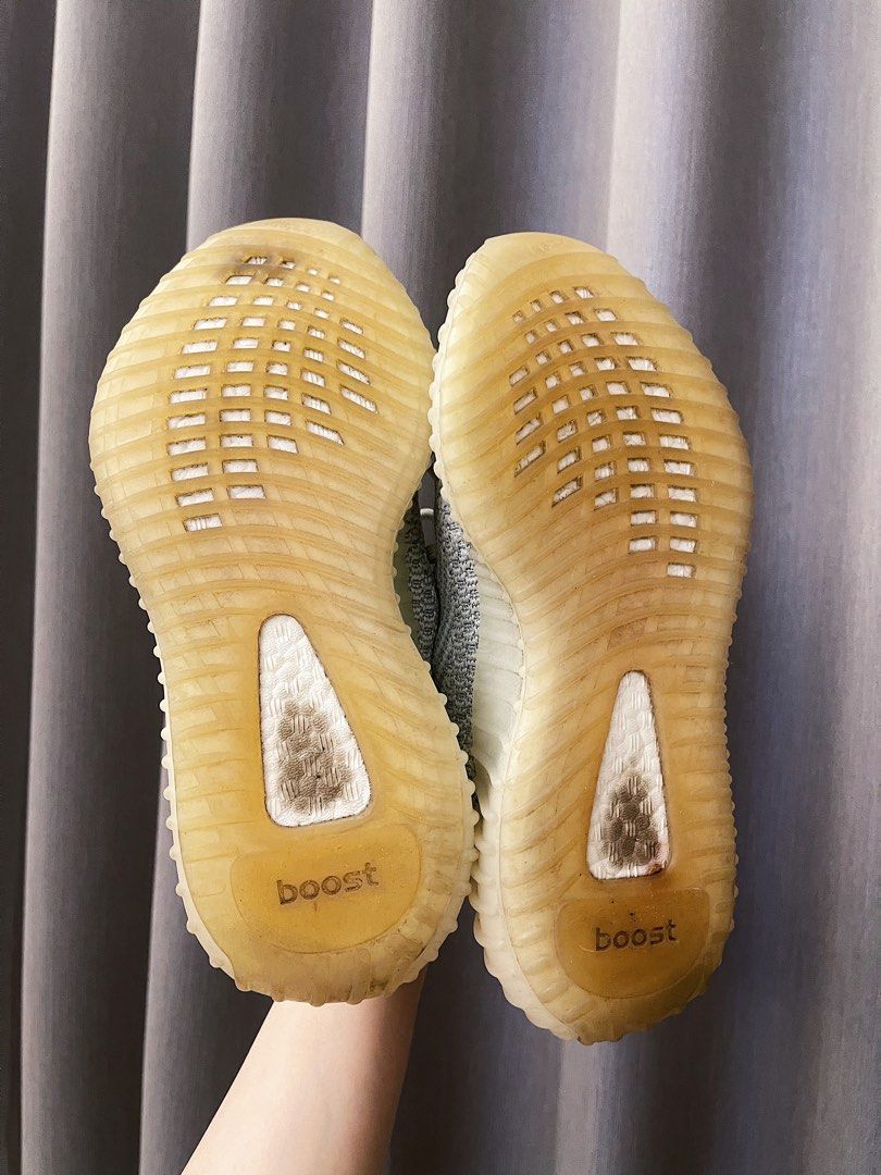 個人二手‼️重度使用痕跡！稀有女段｜Yeezy Boost 350 V2 冰藍雲朵泡泡