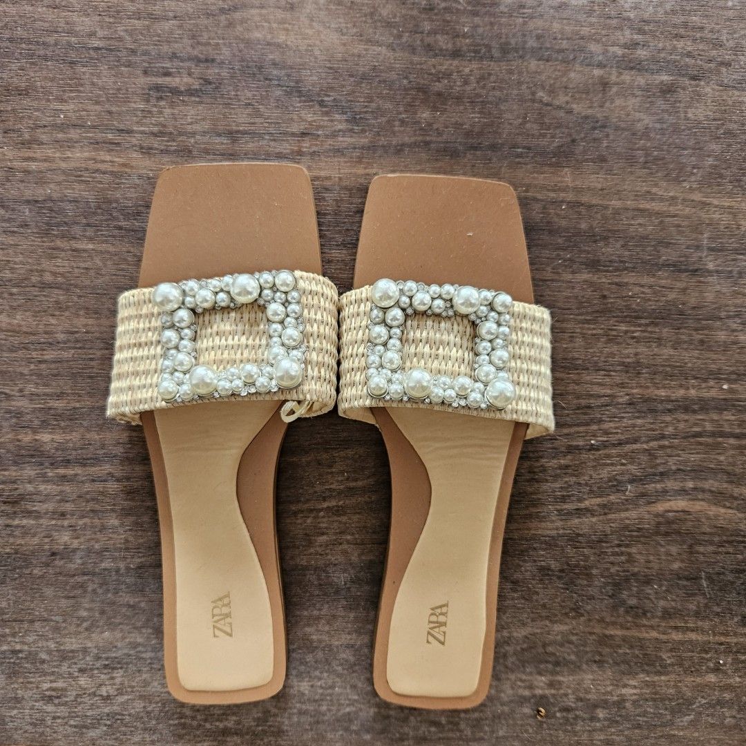 Raffia sandals zara new arrivals