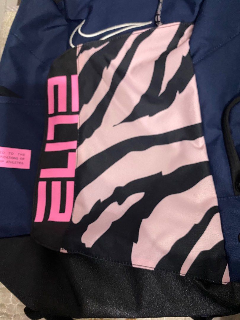 Zebra Print Nike Elite Backpack/Nike Elite Bag, Women'S Fashion, Bags &  Wallets, Backpacks On Carousell