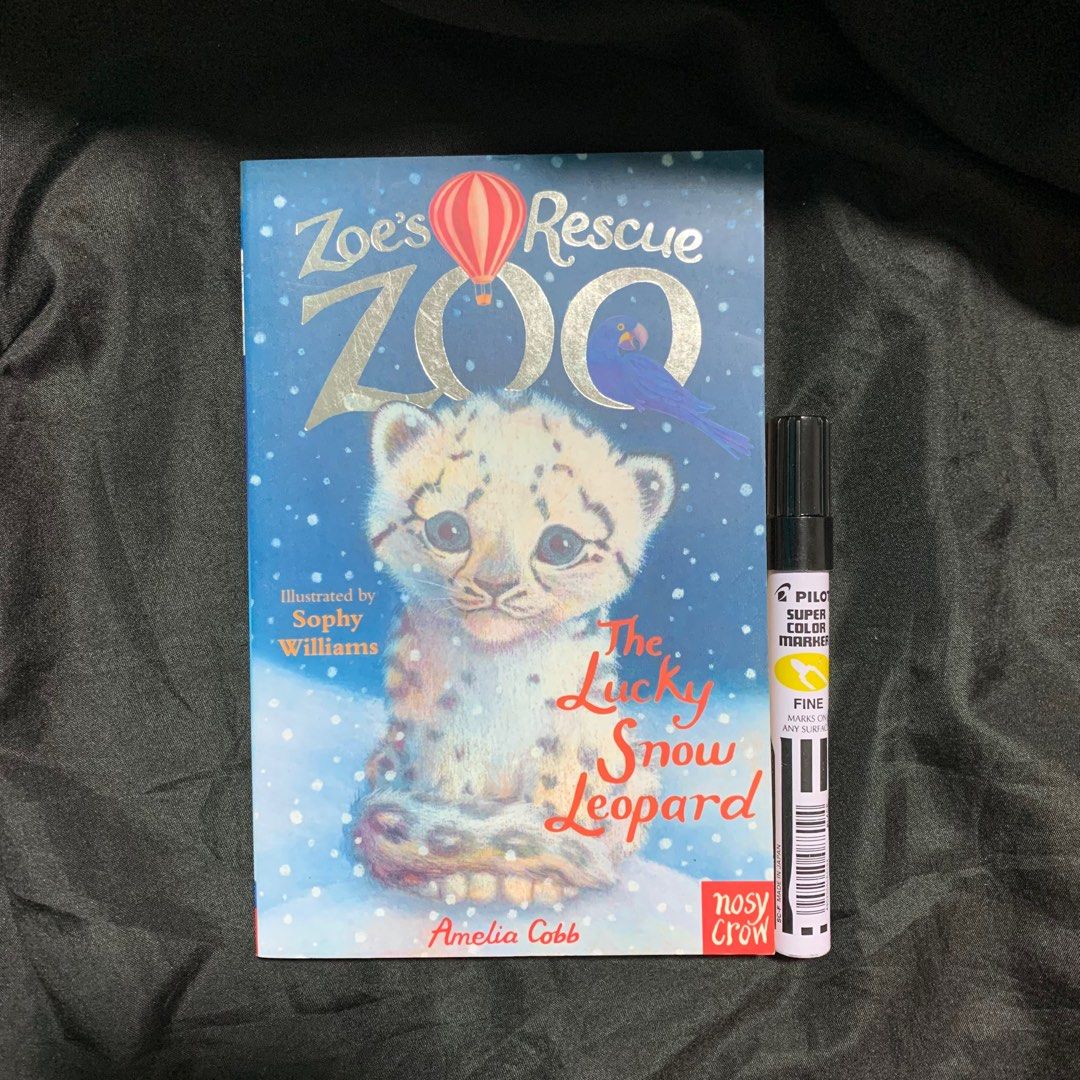 Zoe's Rescue Zoo The Lucky Snow Leopard Book by Amelia Cobb on Carousell