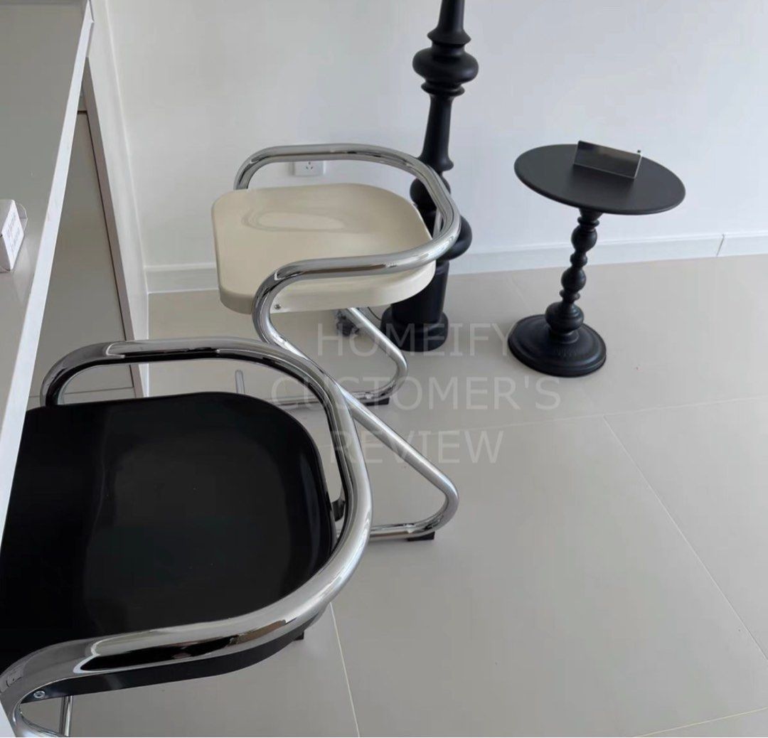 ZUMI Modern Bar Stool, Furniture & Home Living, Furniture, Chairs on