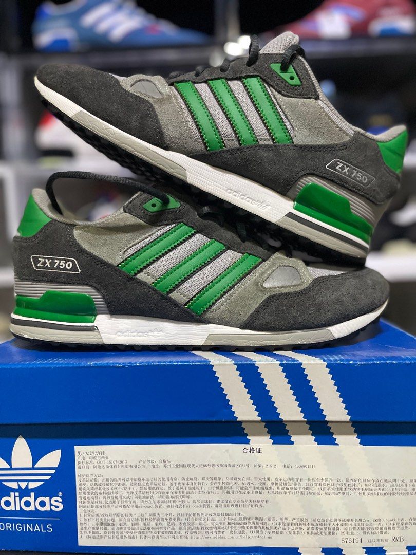 Adidas zx hotsell 750 verte