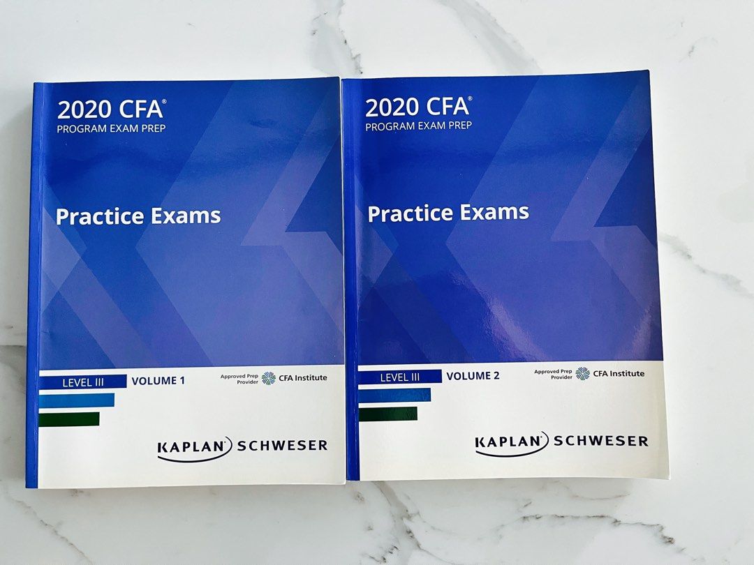 2023 Cfa Level 3 Kaplan Schweser Practice Exam Questions Hobbies And Toys Books And Magazines 6802