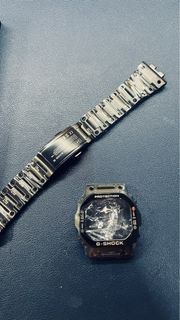 （現貨) 可代改裝【改錶玩面】機甲戰士 GMW-B5000D G-SHOCK 裝甲 改裝 不鏽鋼 卡西歐 錶殼 錶帶