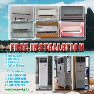 🔳 GUARANTEED BRANDNEW🔳 AIRCON INVERTER SPLIT TYPE