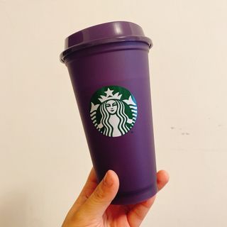 <木木·仕事部屋 Mu Mu Studio> 日本 星巴克 Starbucks 473ml 隨行杯 環保杯 萬聖節 紫色