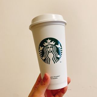 <木木·仕事部屋 Mu Mu Studio> 日本 星巴克 Starbucks 473ml 隨行杯 環保杯 一般款 白色