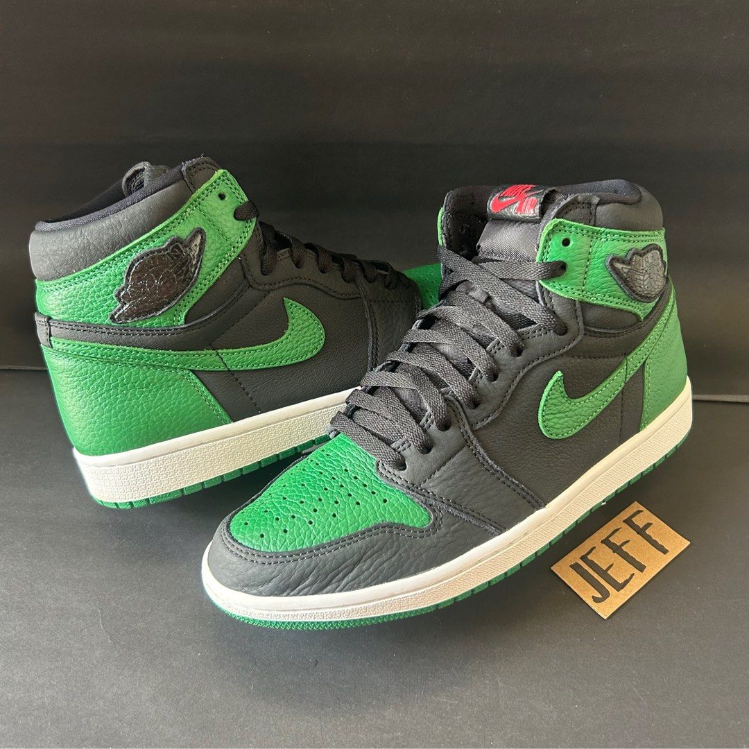 Air Jordan 1 Retro High OG'Pine Green 2.0' (Category: Sneakers) located in Pasig City. Submitted by dyepferson (Listing ID 1235281185, Image 1). Description: Air Jordan 1 Retro High OG’Pine Green 2.0’ Size 9US 9/10 Condition Complete with receipt .