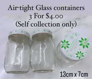 Air-Tight Glass jar / Container