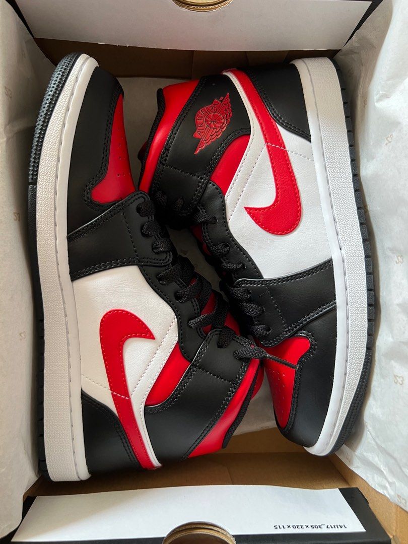 aj mid bred toe