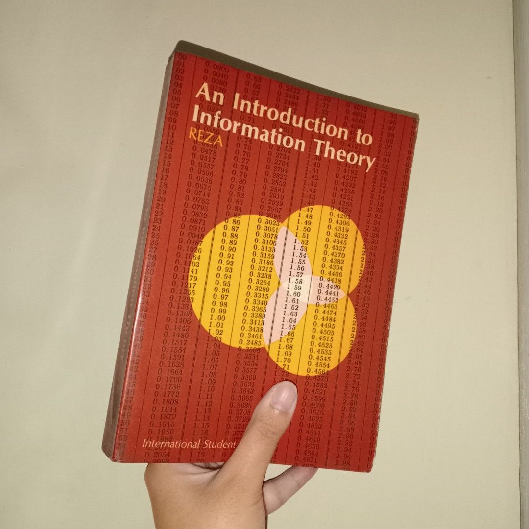 An Introduction to Information Theory Book, Hobbies & Toys, Books