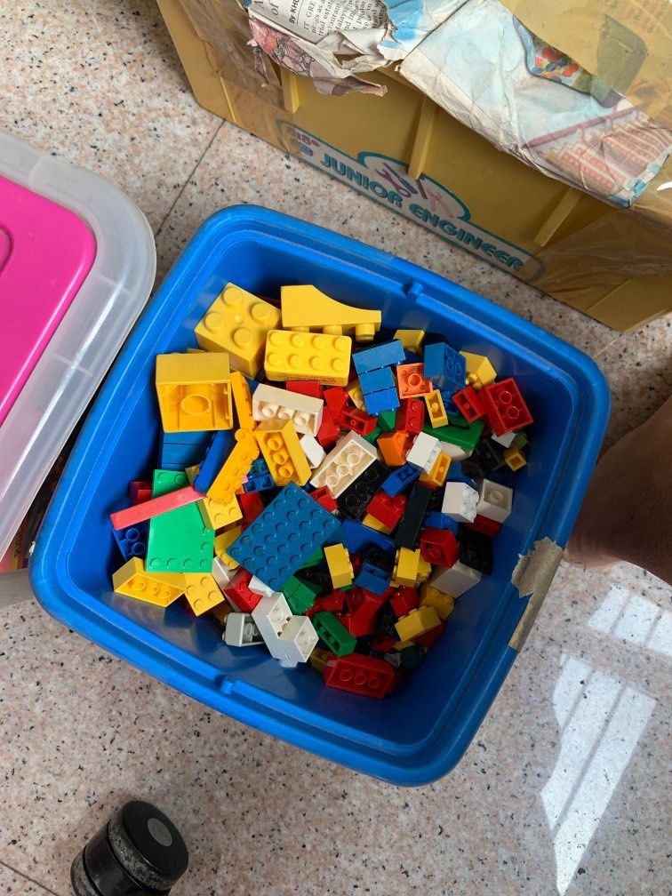 assorted lego blocks
