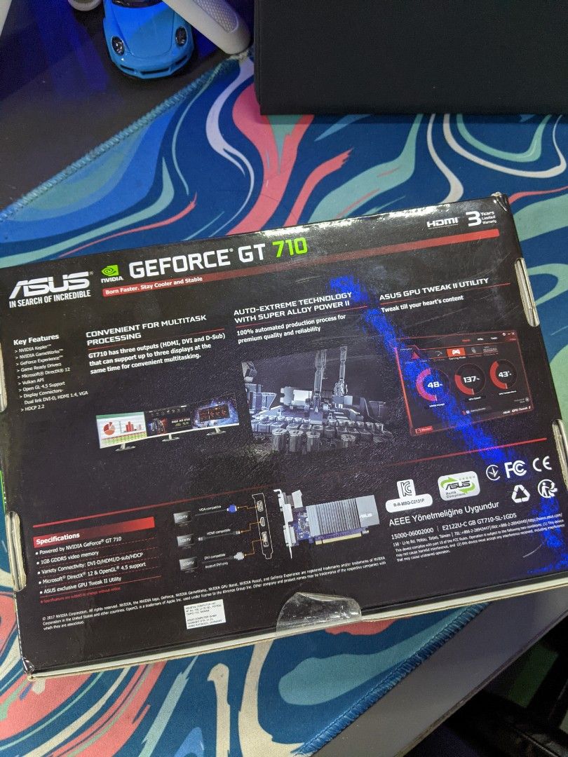 Asus GeForce GT710 1gb GDDR5 Graphics Card Computers Tech