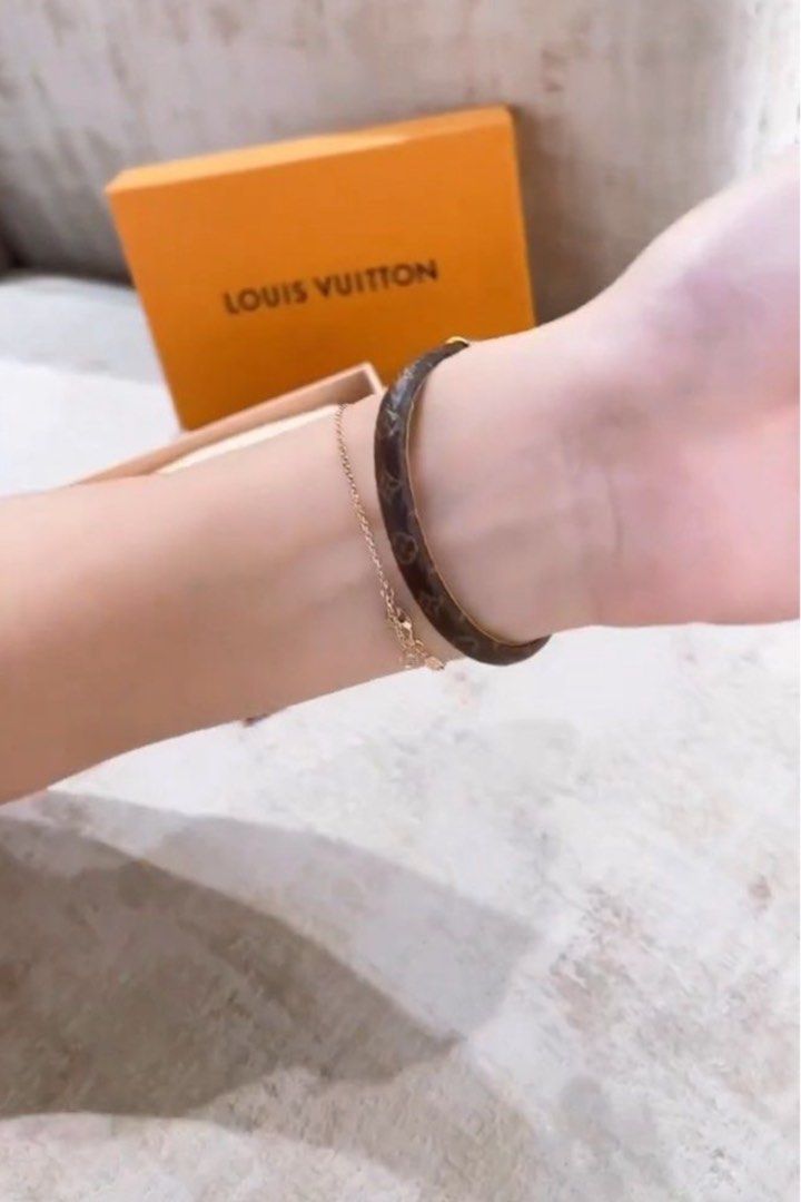 Louis Vuitton Nanogram Cuff Review + How to Arm Stack 