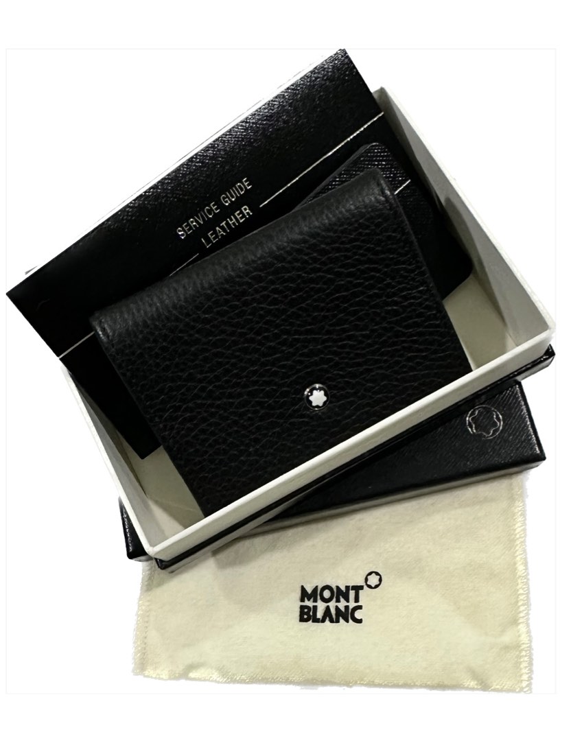 Authentic MONT BLANC Coin Case, Men's Fashion, Watches & Accessories, Wallets & Card Holders on