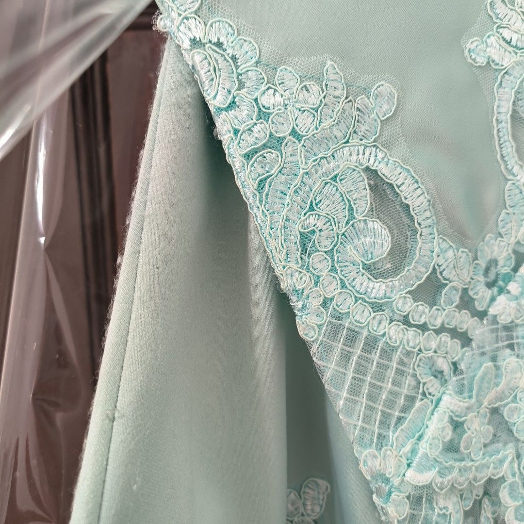 Baju tunang mint green clearance