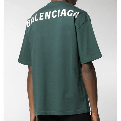 balenciaga back logo shirt