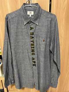 Bape牛津襯衫
