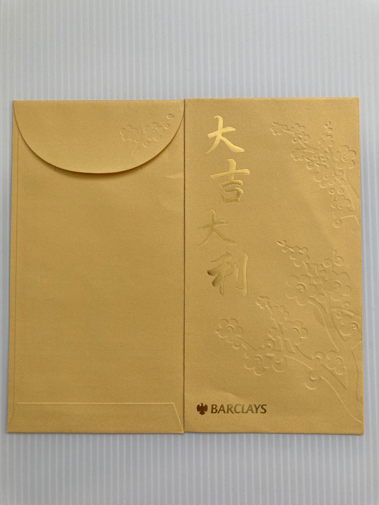 Barclays Ang Pow / Red Packet - 6 pcs, Hobbies & Toys, Stationery ...