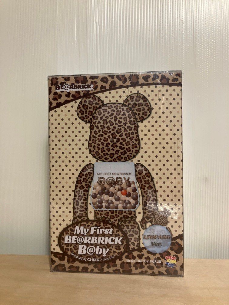 Bearbrick 500% my first bearbrick baby leopard 豹紋